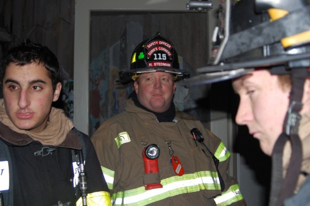 Training at Weekapaug Inn 1/09/08

Probationary FF Jared Gingerella, Safety Officer Harold Stedman, FF Matt Harris